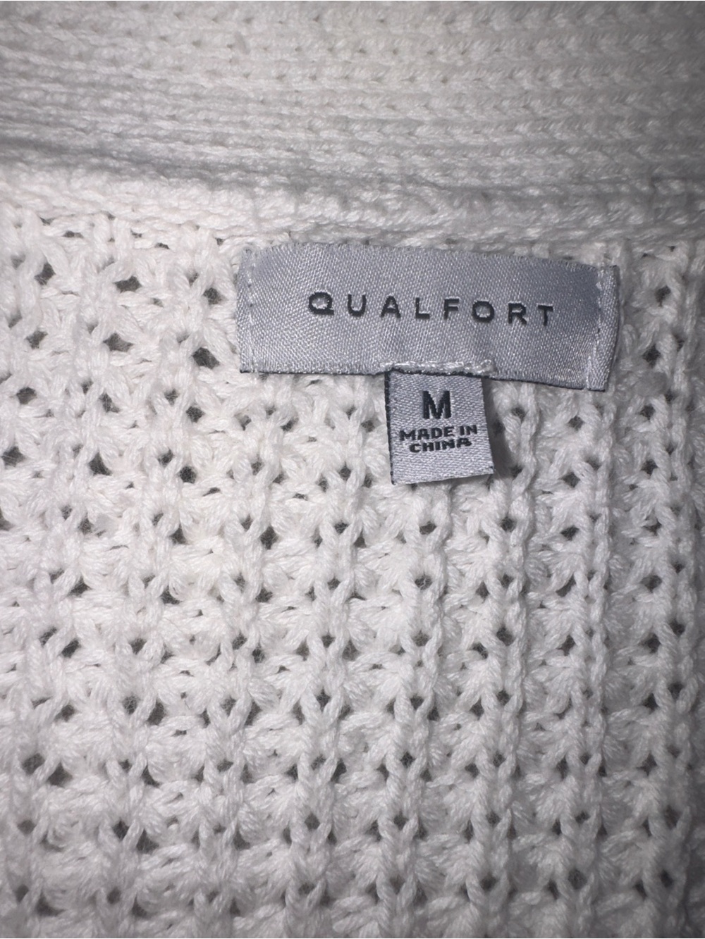 Qualfort 100% Cotton Chunky Knit Cardigan - Picture 5 of 7